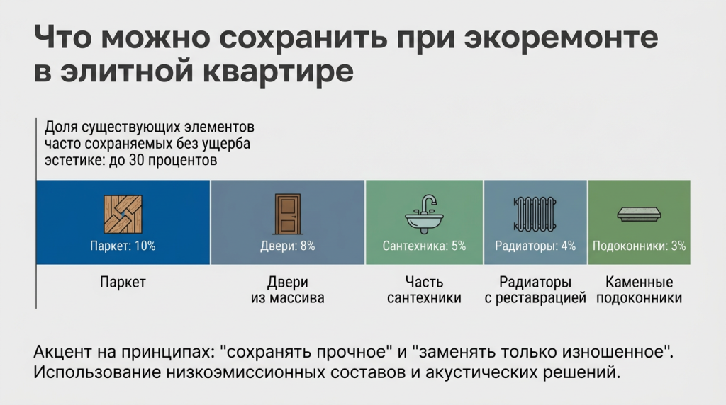 Что можно сохранить при экоремонте