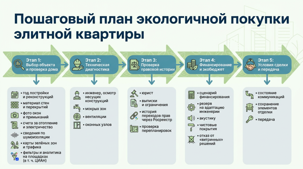 Пошаговый план покупки